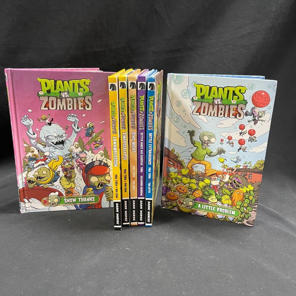 Plants VS Zombies Set of 7 Books Snow Thanks Little Problem and More